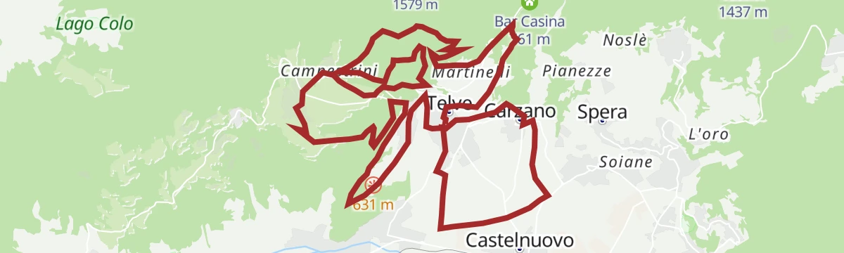 Route map: Nordic Walking - Tour 3TBike